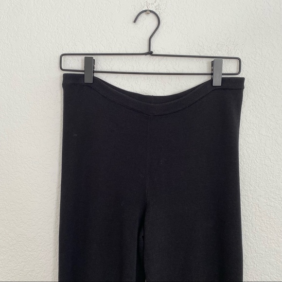 EILEEN FISHER Women’s PP Black Pull Up Trouser Silk Pant - Picture 5 of 9